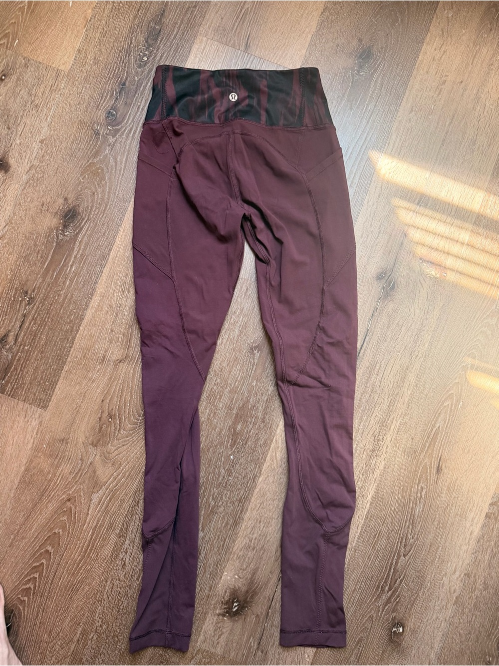 lululemon athletica Women’s Maroon High-Waist Athletic Leggings